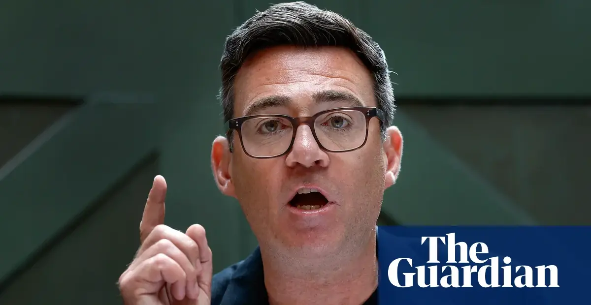 Andy Burnham outlines plan to rebalance UK power with No 10 North office