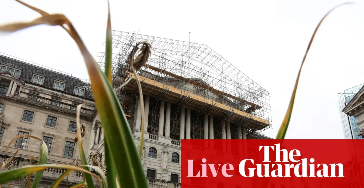 Bank of England holds rates at 3.75% as two policymakers vote for hike