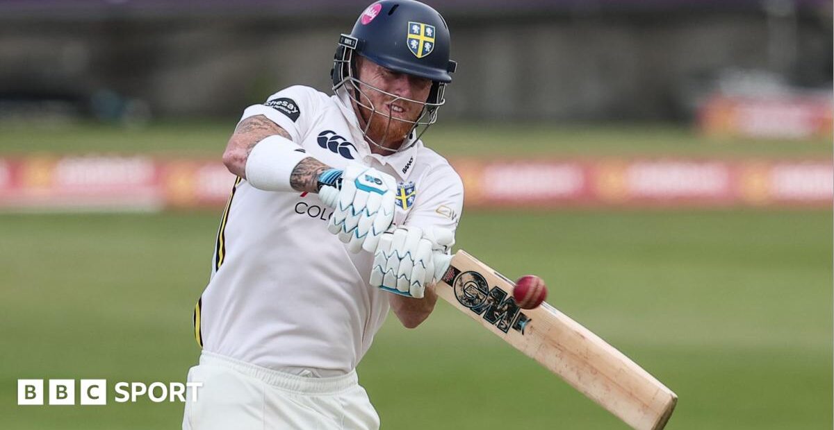 Ben Stokes scores 95 for Durham as England near defeat to New Zealand