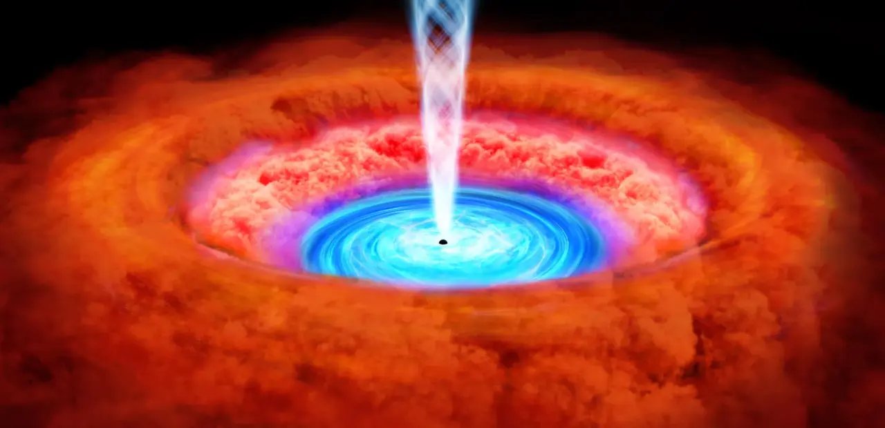 Black hole winds may be robbing giant galaxies of their future stars