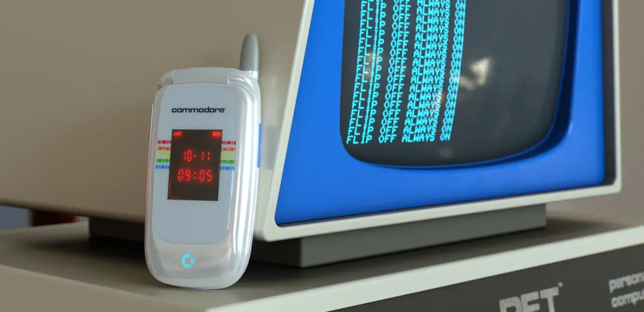 Commodore Callback 8020 Flip Phone Targets Digital Detox Market