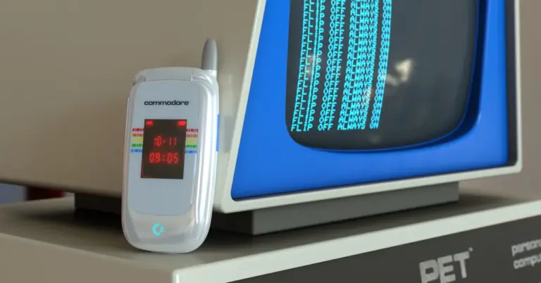 Commodore Callback 8020 Flip Phone Targets Digital Detox Market