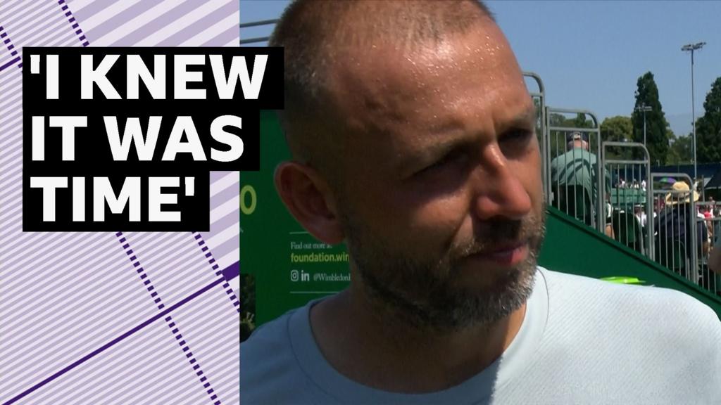 Dan Evans says he is happy with retirement decision after Wimbledon