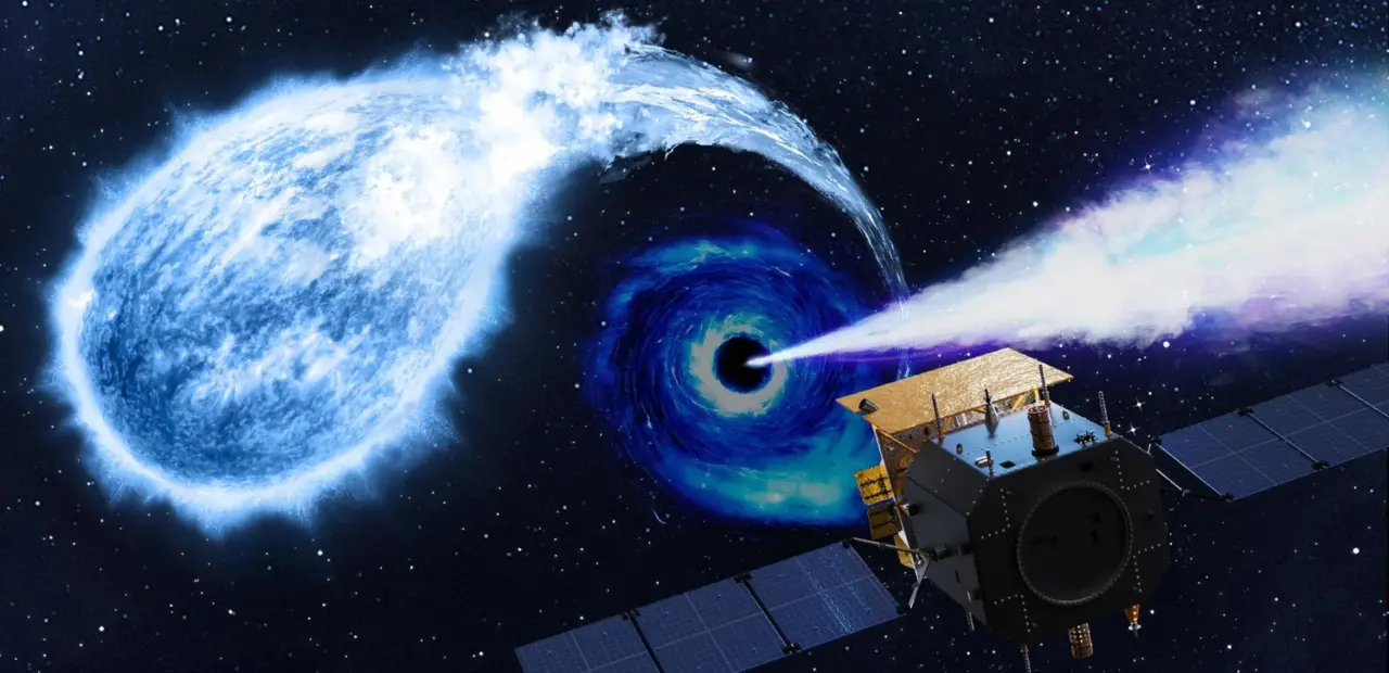 Einstein Probe may have observed black hole consuming white dwarf