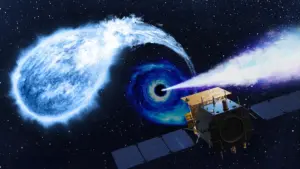 Einstein Probe may have observed black hole consuming white dwarf