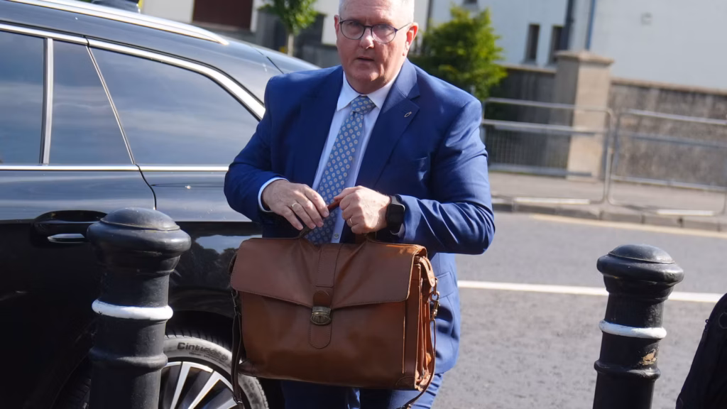 Former Northern Ireland unionist leader denies child sex abuse charges in court
