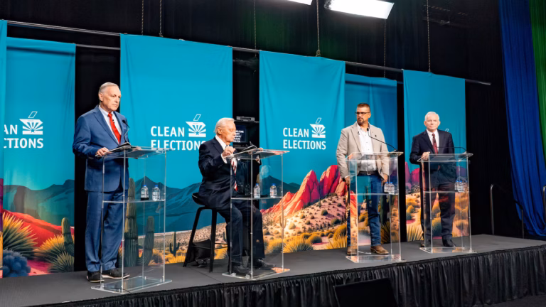 GOP candidates pitch themselves as best to beat Arizona Governor Hobbs