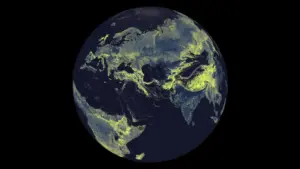 Global map of underground fungal networks reveals 110 quadrillion kilometers of threads