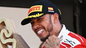 Hamilton claims first Ferrari win at Barcelona GP with three-stop strategy