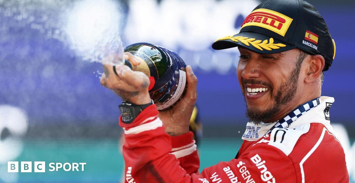 Hamilton wins first Ferrari Grand Prix, ending victory drought