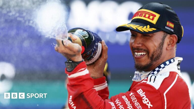 Hamilton wins first Ferrari Grand Prix, ending victory drought