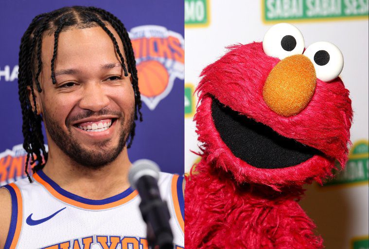 Jalen Brunson and Elmo Resolve Feud at Knicks Championship Parade