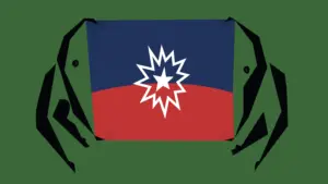 Juneteenth flag created in 1997, designed to represent Black American freedom