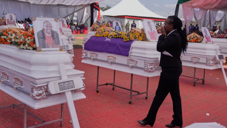 Kenya holds memorial for 16 girls killed in school arson fire