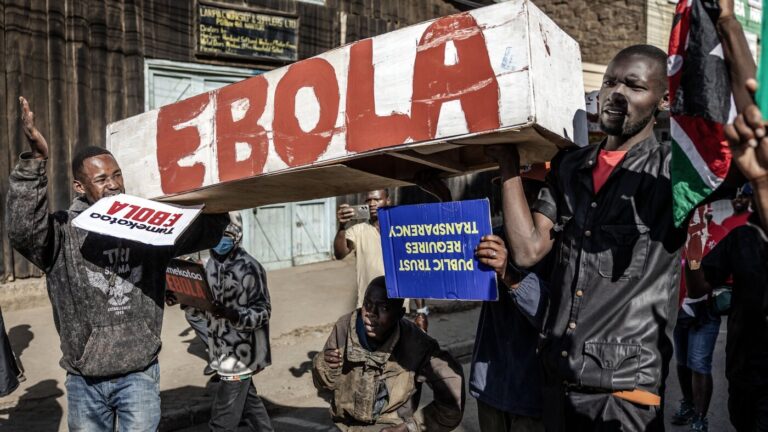 Kenya protests continue over US Ebola quarantine facility for Americans