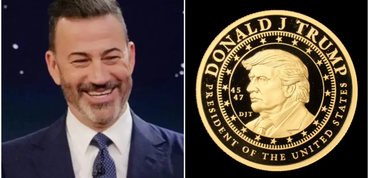 Kimmel Criticizes Trump's $12,000 UFC Commemorative Coin With No Face Value
