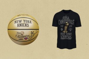 Knicks Championship Merch Includes Locker Room T-Shirt, Signed Basketballs