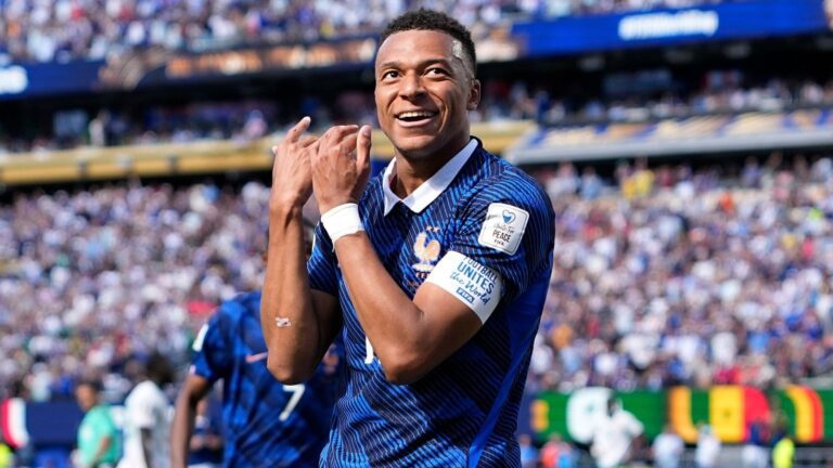 Kylian Mbappe breaks France scoring record with brace in World Cup win over Senegal