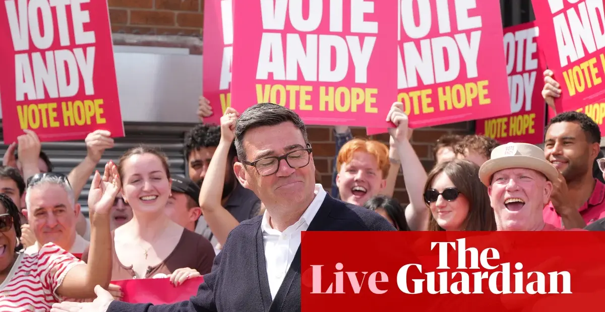 Makerfield byelection polls open as Burnham challenges Starmer