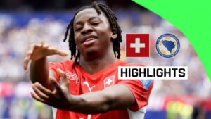 Manzambi double leads Switzerland to 4-1 win over Bosnia