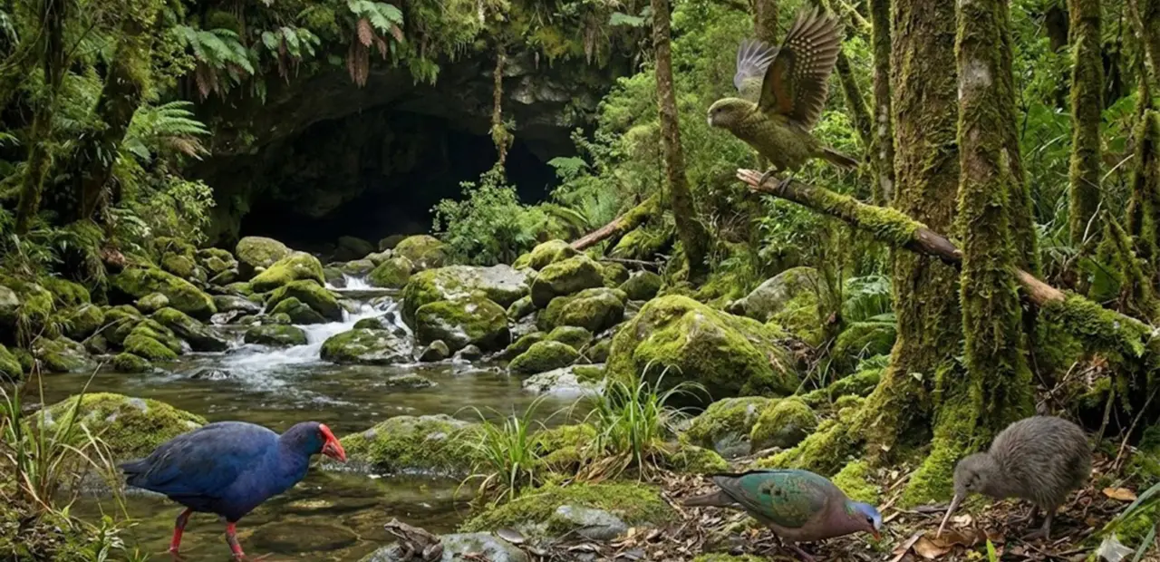 Million-year-old fossils found in New Zealand cave reveal lost ecosystem