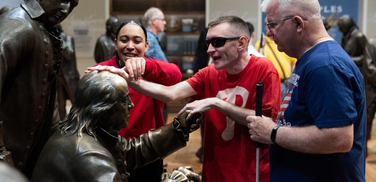 Museum offers tactile tours for blind visitors as America turns 250