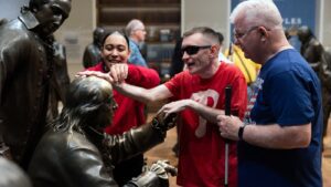 Museum offers tactile tours for blind visitors as America turns 250