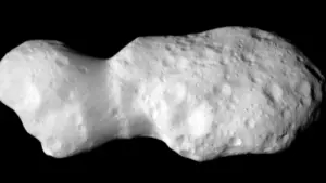 NASA Lucy mission reveals wobbling peanut-shaped asteroid with ancient water traces