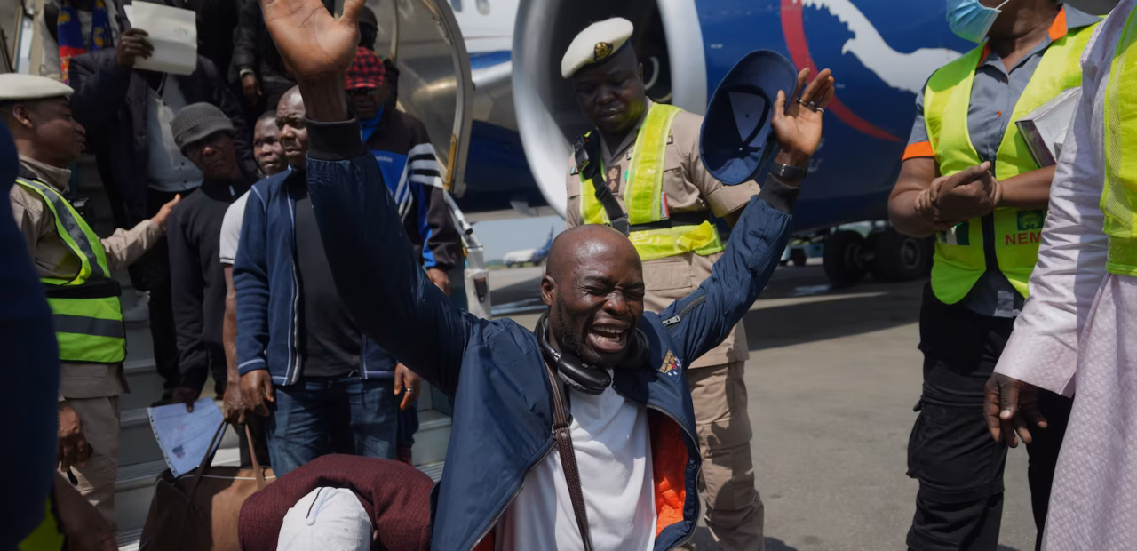 Nigerian migrants returning from South Africa face same economic struggles