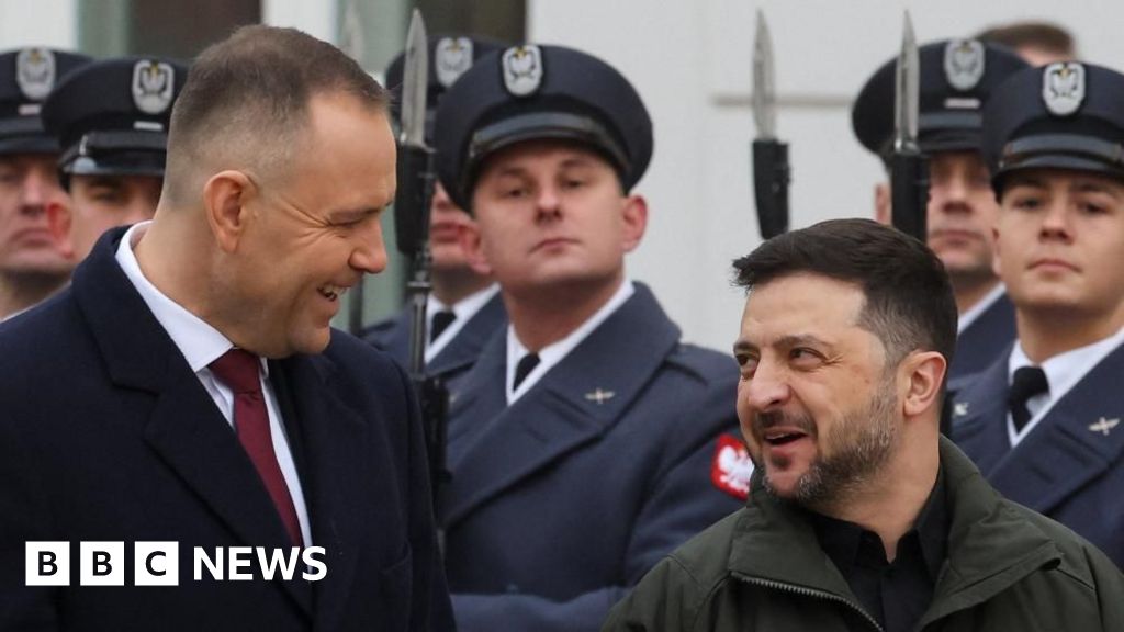 Poland considers stripping Zelensky of honour over WWII unit name