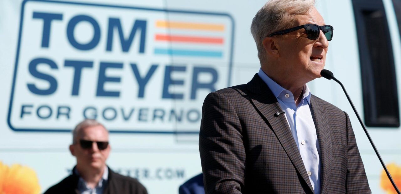 Progressive activists back wealthy candidates like Tom Steyer