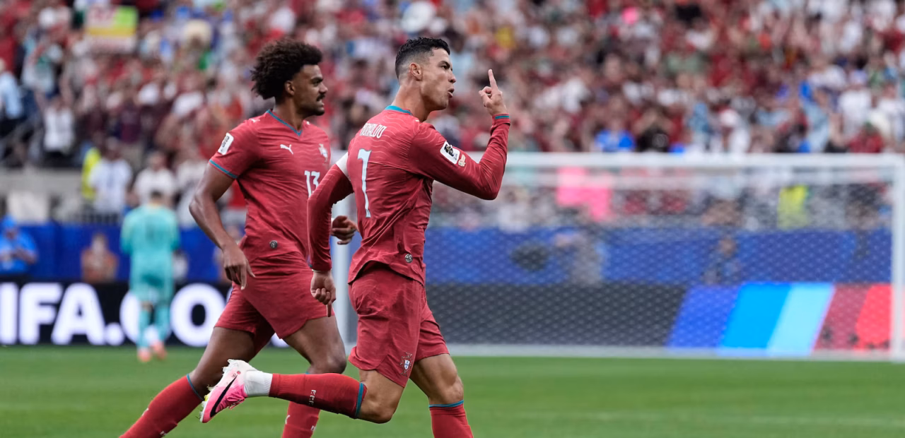 Ronaldo becomes first to score in six World Cups with goal against Uzbekistan