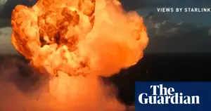 SpaceX Starship catches fire during Indian Ocean landing on test flight