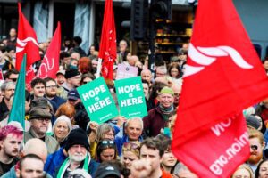 Thousands Rally in Belfast to Condemn Anti-Immigrant Violence