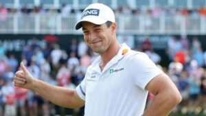 Travelers Championship playoff set for Monday after Hovland, Scheffler tie