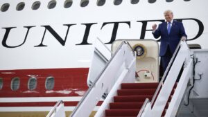 Trump Unveils New Air Force One Jet Gifted by Qatar at Joint Base Andrews