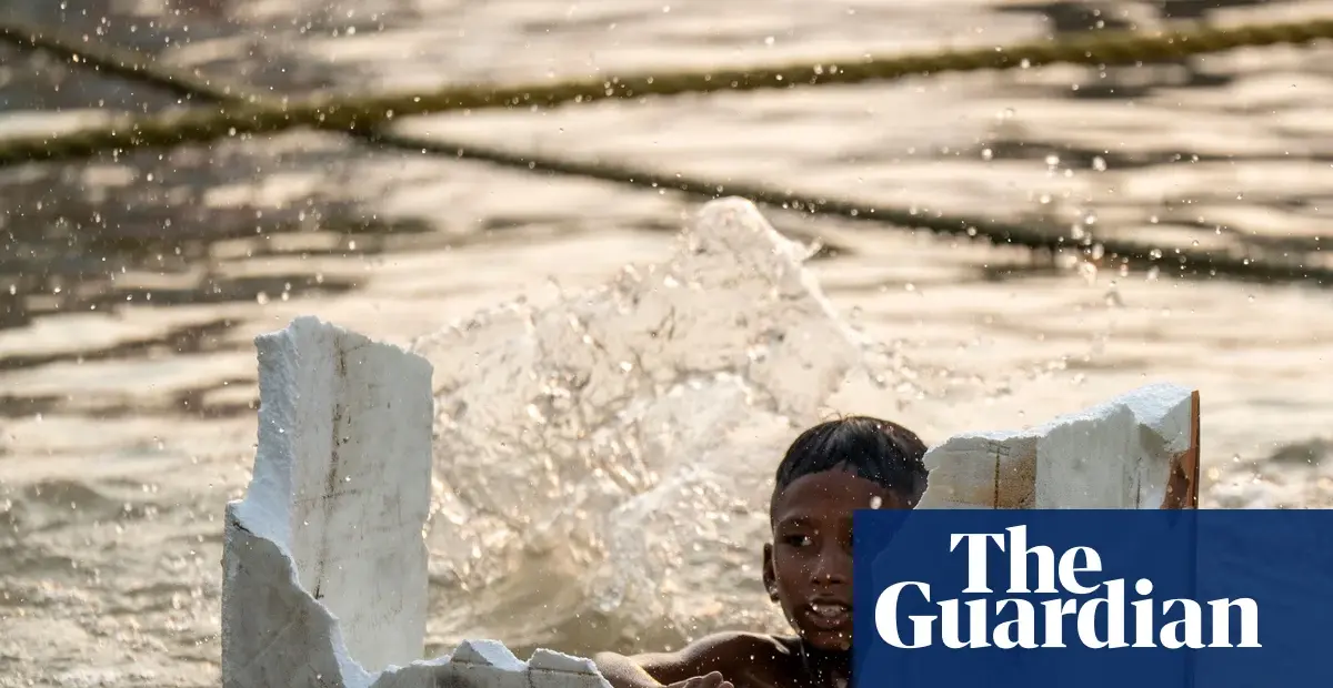 Unicef report: Half of world's children face three overlapping climate hazards