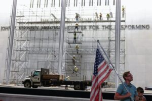 Workers Begin Removing Trump's Name from Kennedy Center Facade