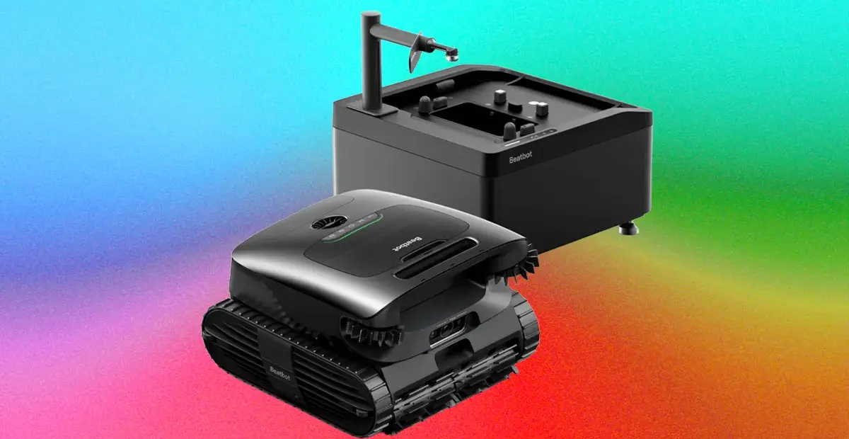 Beatbot AquaSense X Pool Robot Uses Separate Self-Cleaning Station