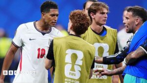 Bellingham slaps Argentina substitute Barco after World Cup loss