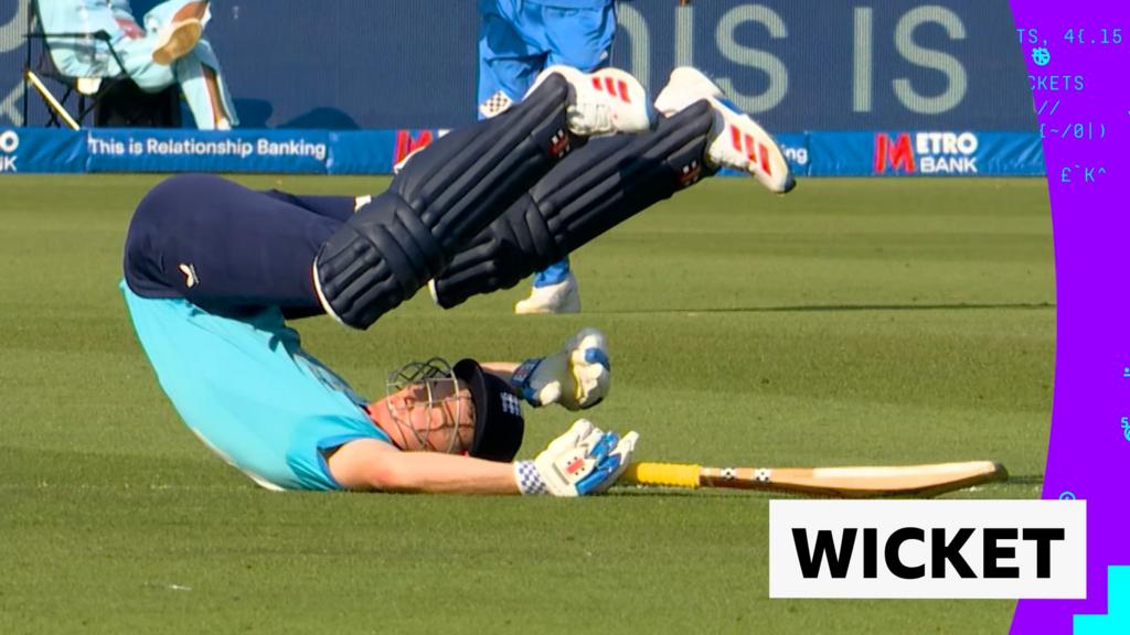 Brook dismissed for 16 after 'horrible' shot in England chase