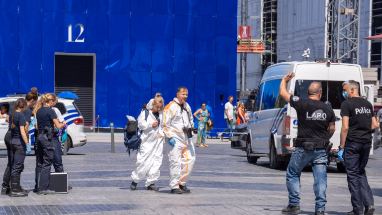 Brussels building fire leaves 6 missing, charred bodies found in elevator