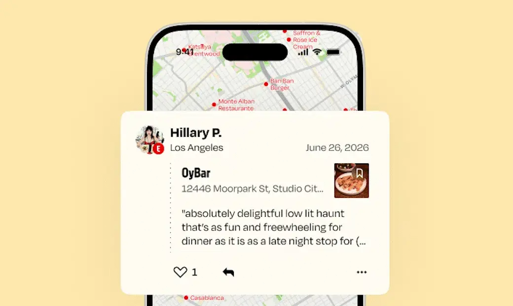 Eater App Adds Dining Notes Feature for User Recommendations