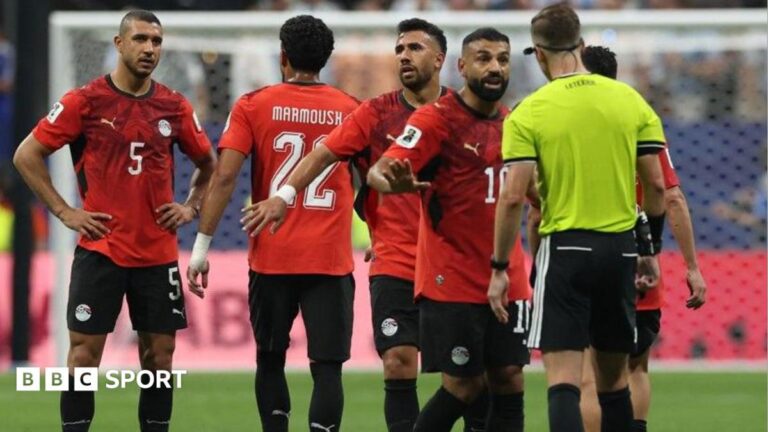 Egypt coach criticizes refereeing after World Cup loss to Argentina