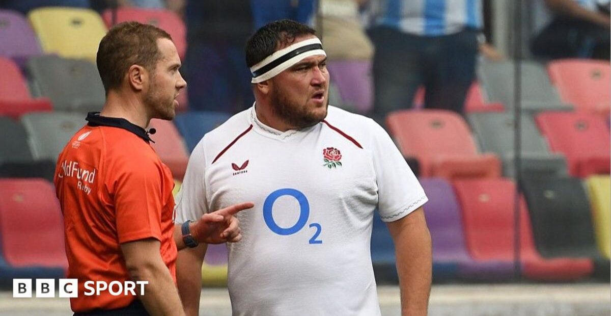 England discipline 'verging on comical' after four yellow cards in Argentina win