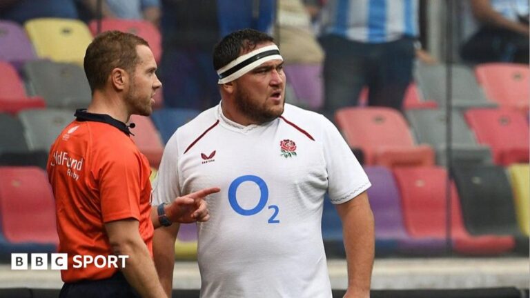 England discipline 'verging on comical' after four yellow cards in Argentina win