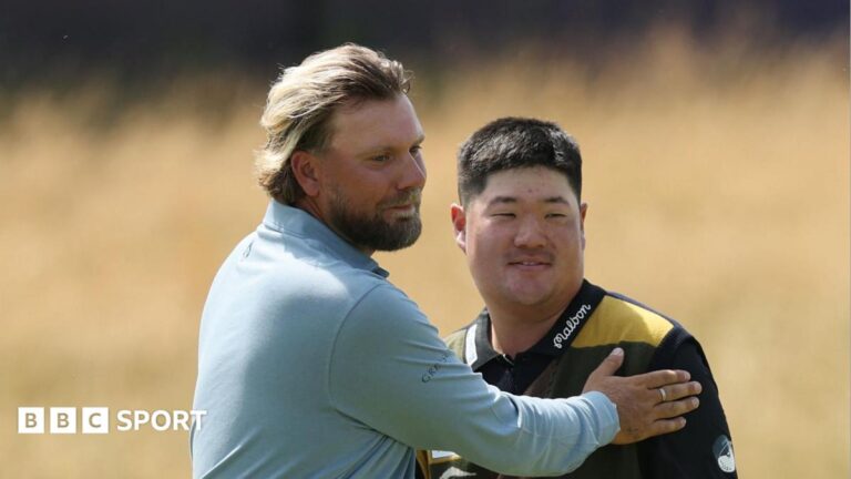 English golfers lead home charge at Open as McIlroy trails