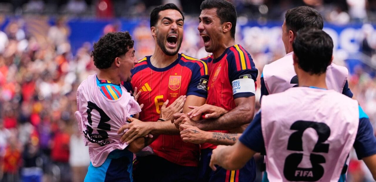 Merino Repeats as Late Hero as Spain Beats Belgium in World Cup Quarterfinal