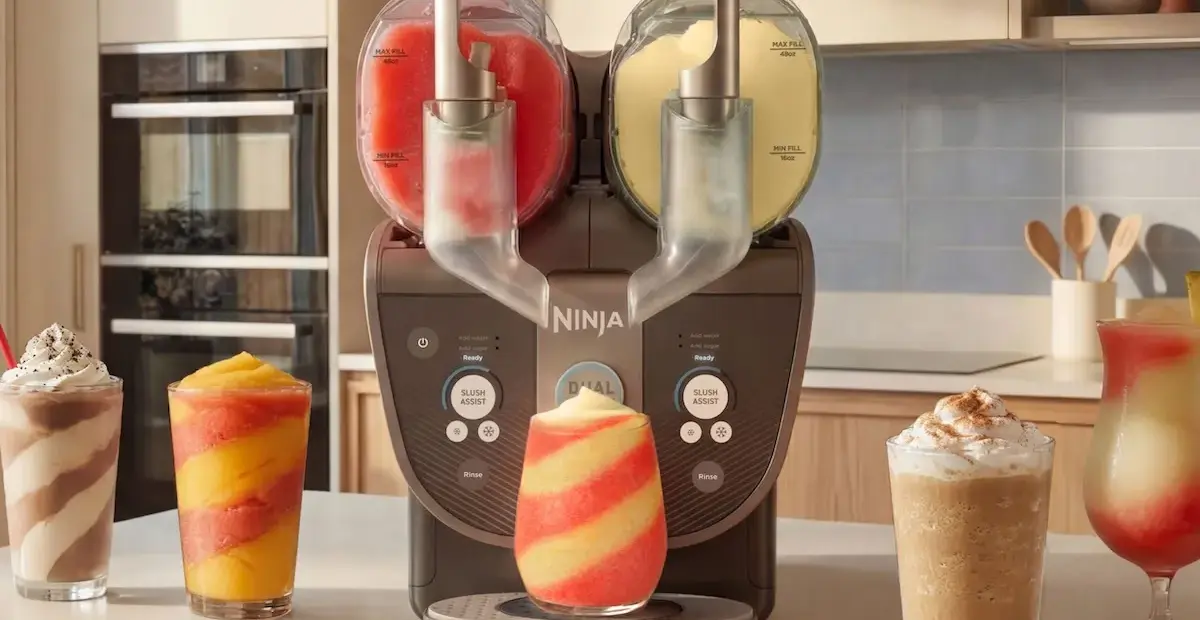 Ninja Slushi Twist slushie machine tested during NYC heat wave