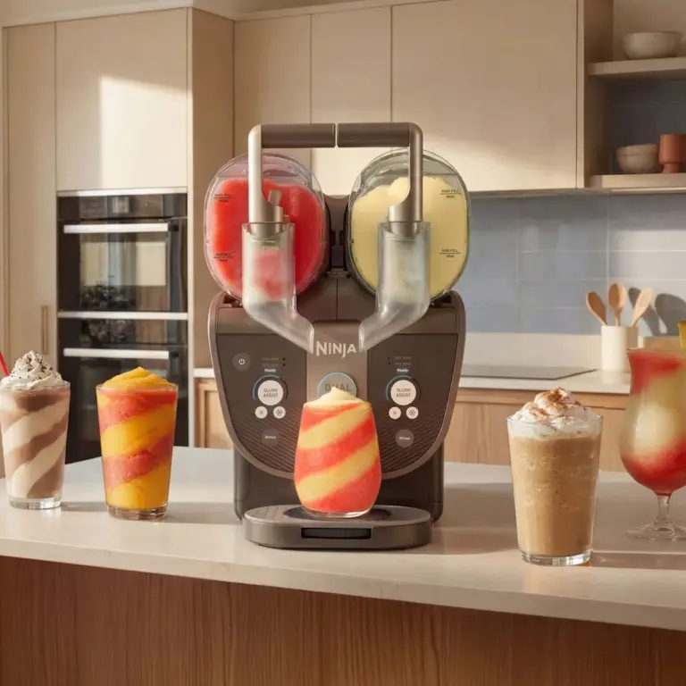 Ninja Slushi Twist slushie machine tested during NYC heat wave